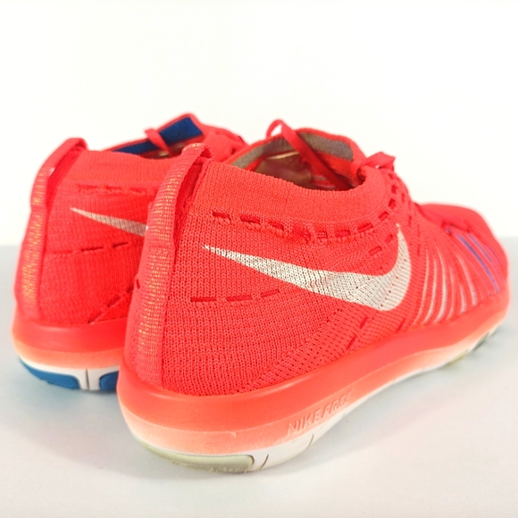 Nike Free Transform Flyknit Pink Womens Size 8 Running Training Shoes 833410-601 - Picture 7 of 16